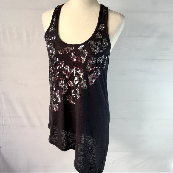 Express Tops - LAST CHANCE! DONATING FRIDAY!sequin racerback tank